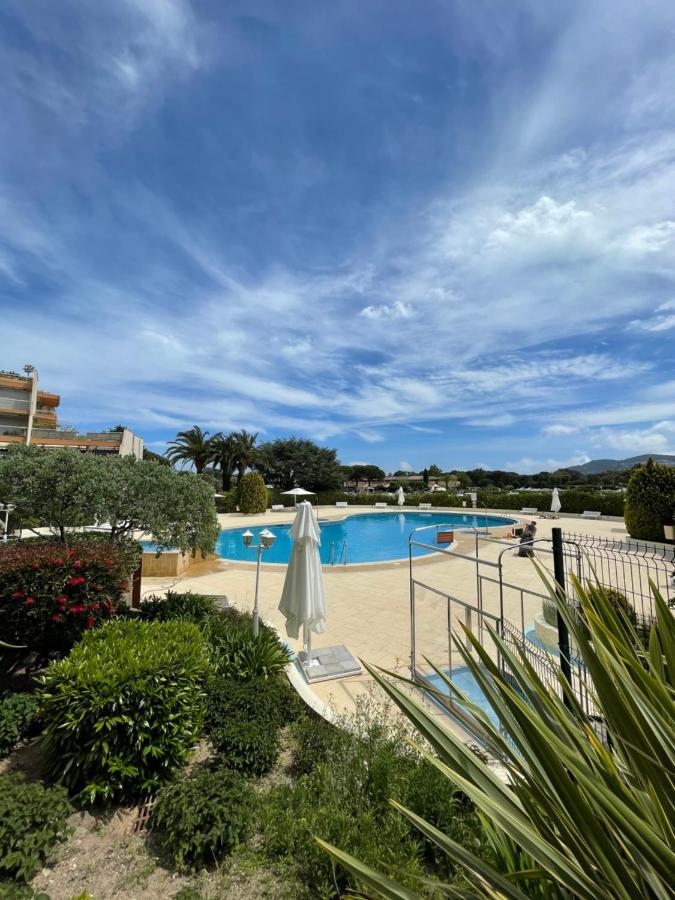 Beau Studio Dans Residence Avec Piscine Et Vue Sur La Ville - 5Min Des Plages Mandelieu Εξωτερικό φωτογραφία